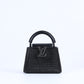 Louis Vuitton Swarovski Calfskin Mini Capucines in Black