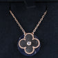 Van Cleef & Arpels Holiday Pendant 2023 Silver Obsidian