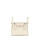 Mini Lindy in Nata Boreal Ostrich Leather with Palladium Hardware