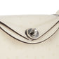 Mini Lindy in Nata Boreal Ostrich Leather with Palladium Hardware