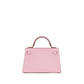 Hermès Mini Kelly 20 HSS in Mauve Sylvestre Epsom Leather with Red Interior and Palladium Hardware
