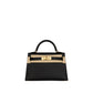 Kelly 20 Sellier Black in Epsom Leather with Gold Hardware