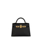 Kelly 20 Sellier Black in Epsom Leather with Gold Hardware