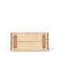 Birkin 25 Picnic Gold in Swift and Stripe Osier Wicker Leather with Palladium Hardware