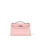 Kelly Pochette Rose Sakura in Swift Leather with Palladium Hardware