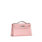 Kelly Pochette Rose Sakura in Swift Leather with Palladium Hardware