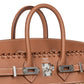 Birkin 25 Picnic Gold in Swift and Stripe Osier Wicker Leather with Palladium Hardware