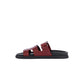 Chypre Sandals Femme Rouge H in Calfskin Leather