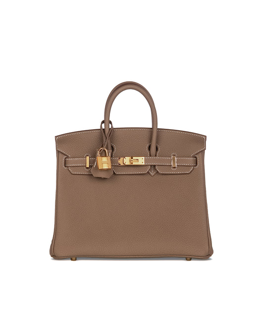 Birkin 25 Etoupe Togo Leather with Gold Hardware