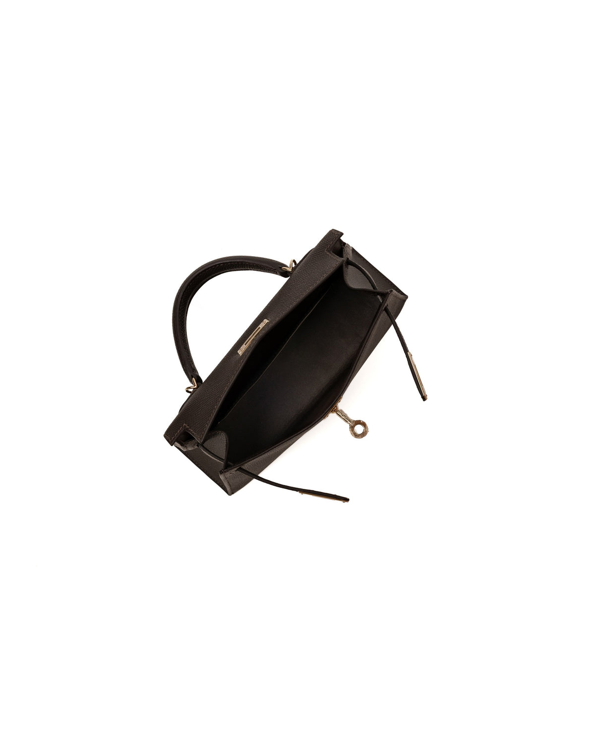 Kelly 20 Bai Brun in Epsom Leather with Permabrass Hardware