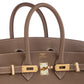 Birkin 25 Etoupe Togo Leather with Gold Hardware