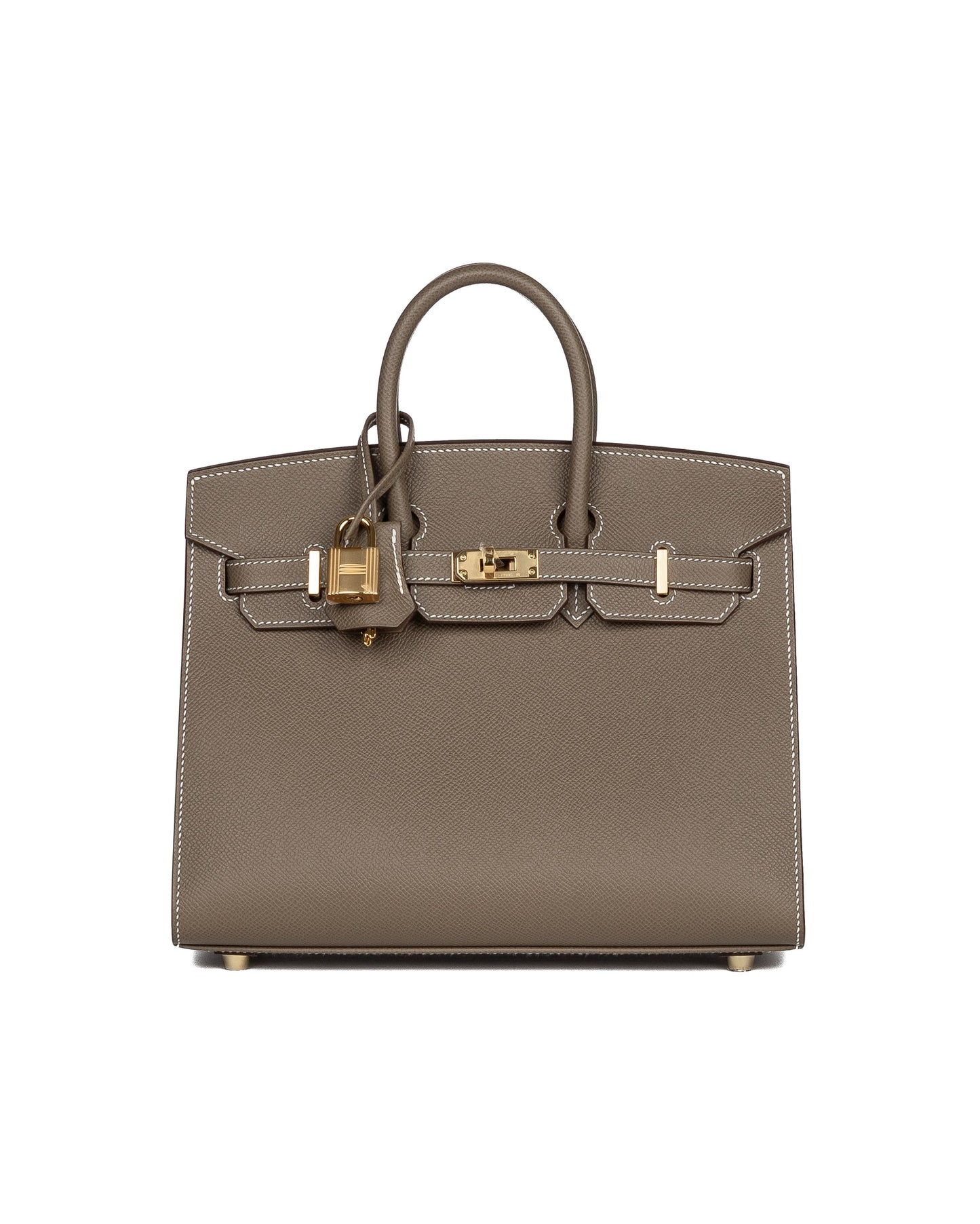 Birkin 25 Etoupe in Epsom Leather with Gold Hardware