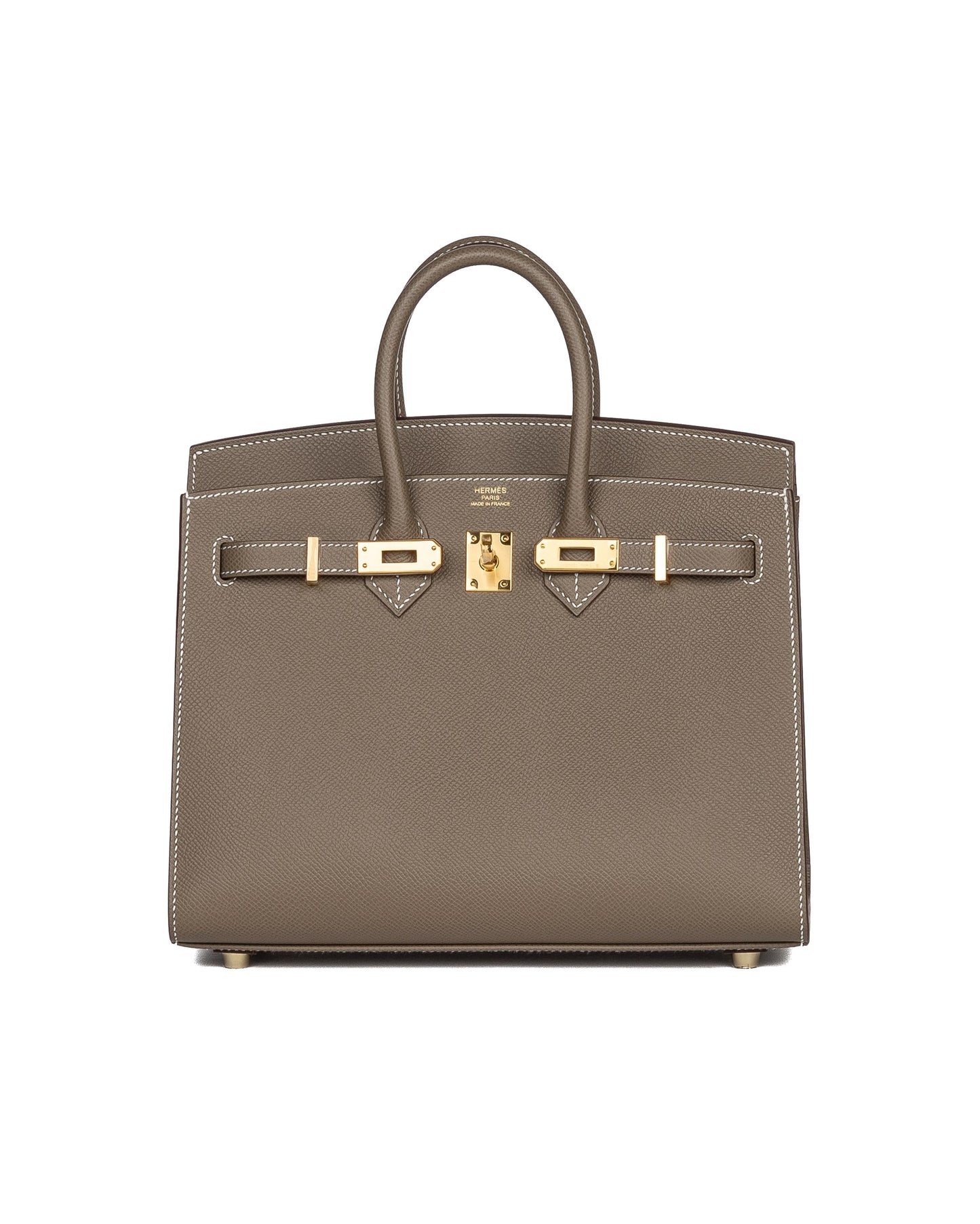 Birkin 25 Etoupe in Epsom Leather with Gold Hardware
