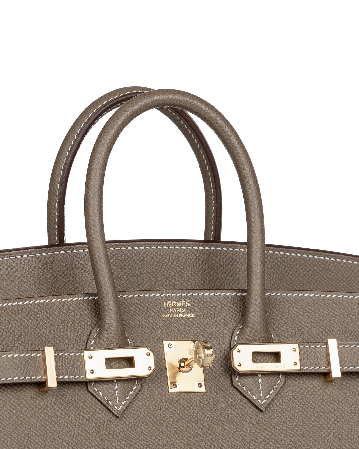 Birkin 25 Etoupe in Epsom Leather with Gold Hardware