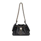 Chanel 25 Mini Black Grained Calfskin with Gold-Tone Hardware