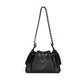 Chanel 25 Mini Black Grained Calfskin with Gold-Tone Hardware