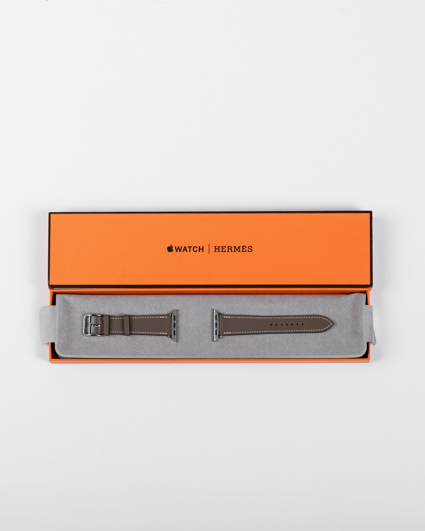 Hermès Apple Watch Strap Etoupe in 40 MM