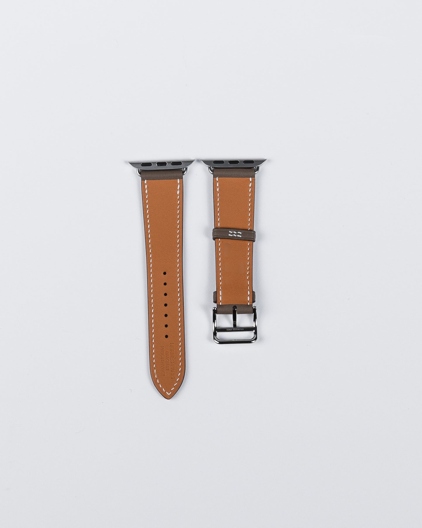 Hermès Apple Watch Strap Etoupe in 40 MM