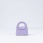 Chanel Kelly Bag Shiny Aged Calfskin & Gold-Tone Metal in Lavender Micro size