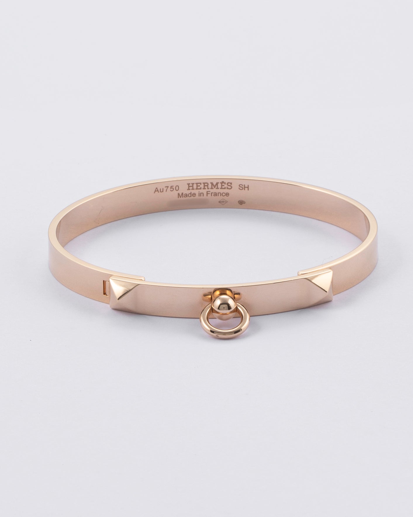 Hermès Collier De Chien Bracelet in Rose Gold size SH (small)