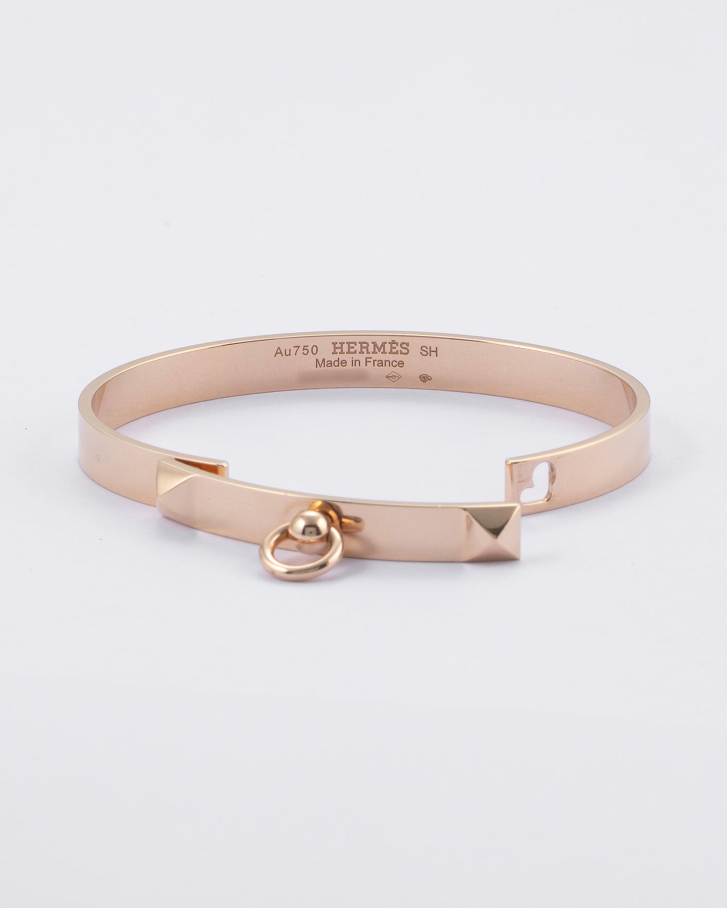 Hermès Collier De Chien Bracelet in Rose Gold size SH (small)