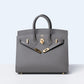 Birkin 25 Sellier Gris Meyer in Epsom Leather with Gold Hardware