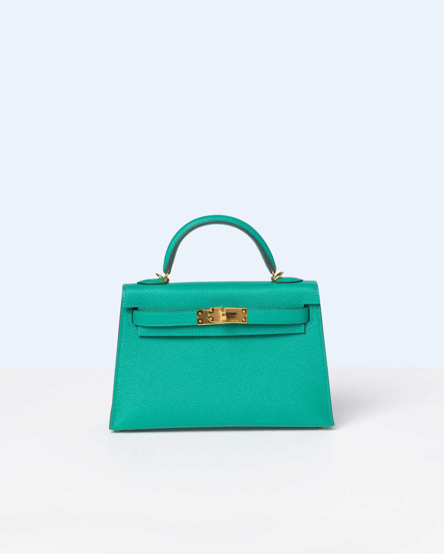 Kelly 20 Vert Jade in Epsom Leather with Gold Hardware