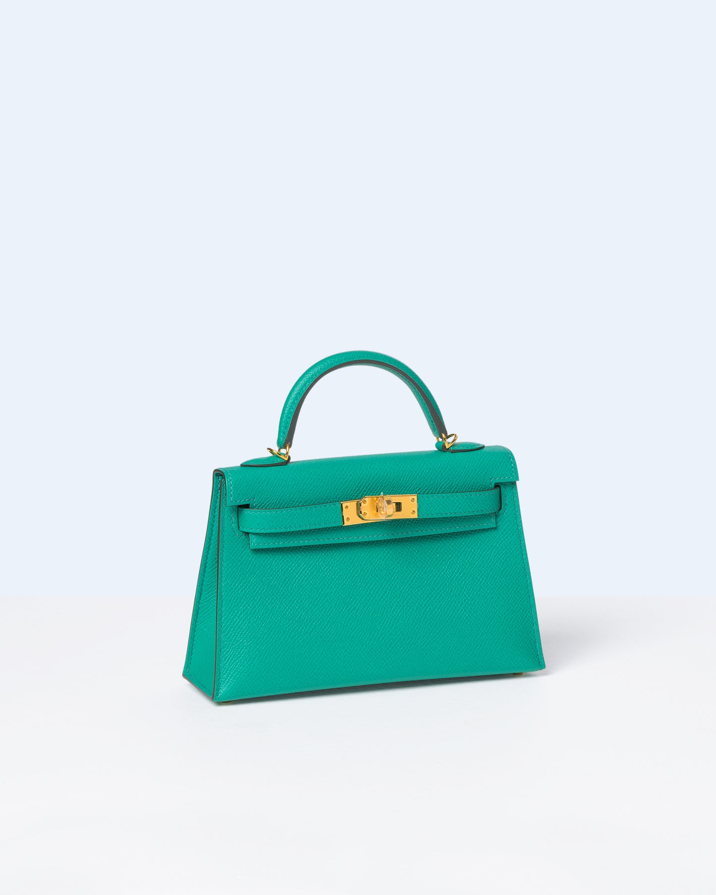 Kelly 20 Vert Jade in Epsom Leather with Gold Hardware