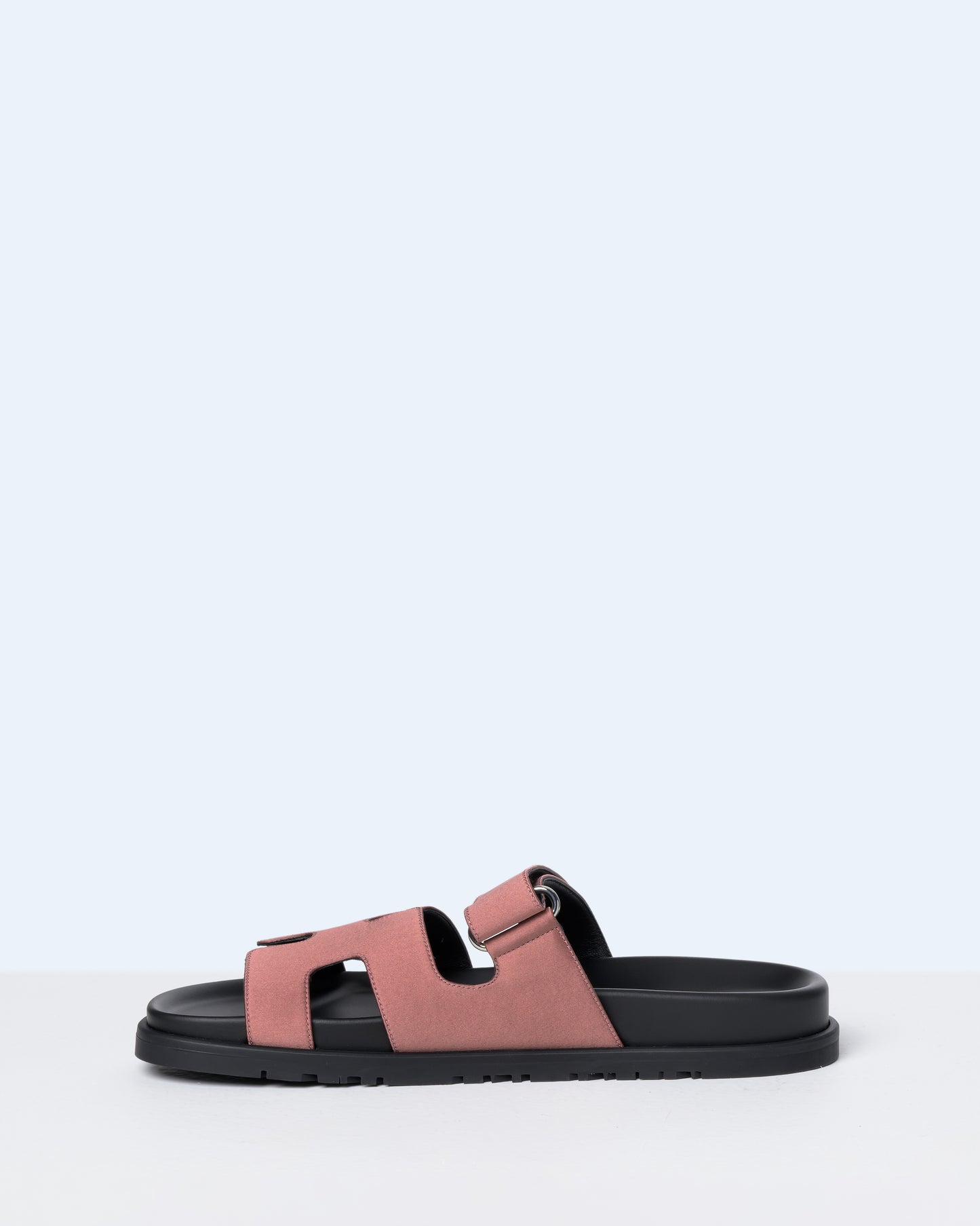 Chypre Sandal Femme in Boise De Rose Satin