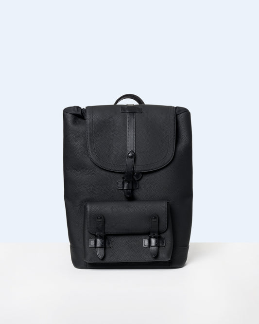 Louis Vuitton Christopher Slim in Taurillon Leather Black Backpack