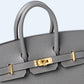 Birkin 25 Sellier Gris Meyer in Epsom Leather with Gold Hardware