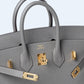 Birkin 25 Sellier Gris Meyer in Epsom Leather with Gold Hardware