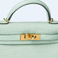 Kelly 20 Vert D'eau in Matte Alligator with Gold Hardware