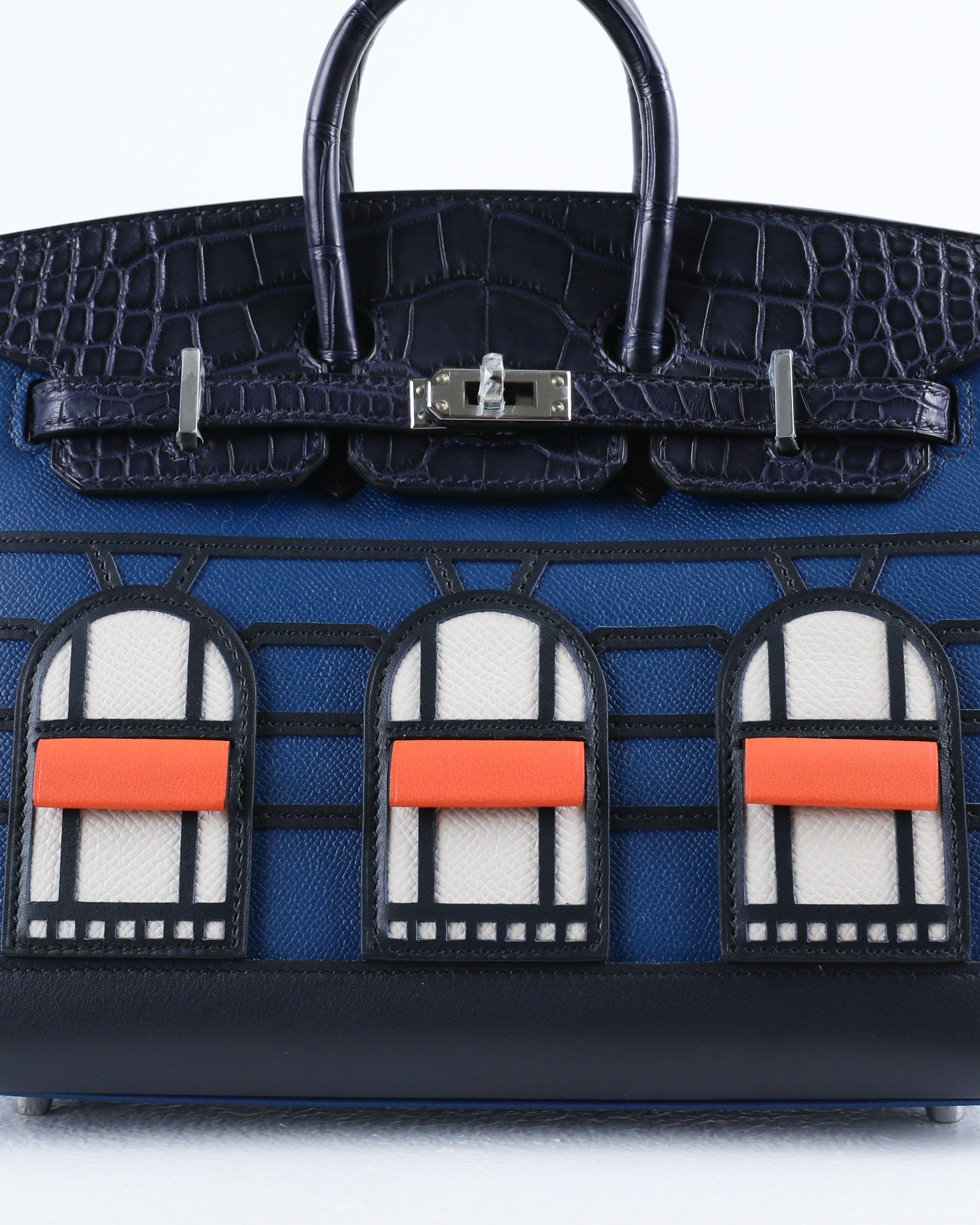 Hermes Birkin 20 Sellier Faubourg Bag Limited Edition Palladium Hardware