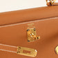 Kelly 25 Gold in Epsom Leather with Gold Hardware