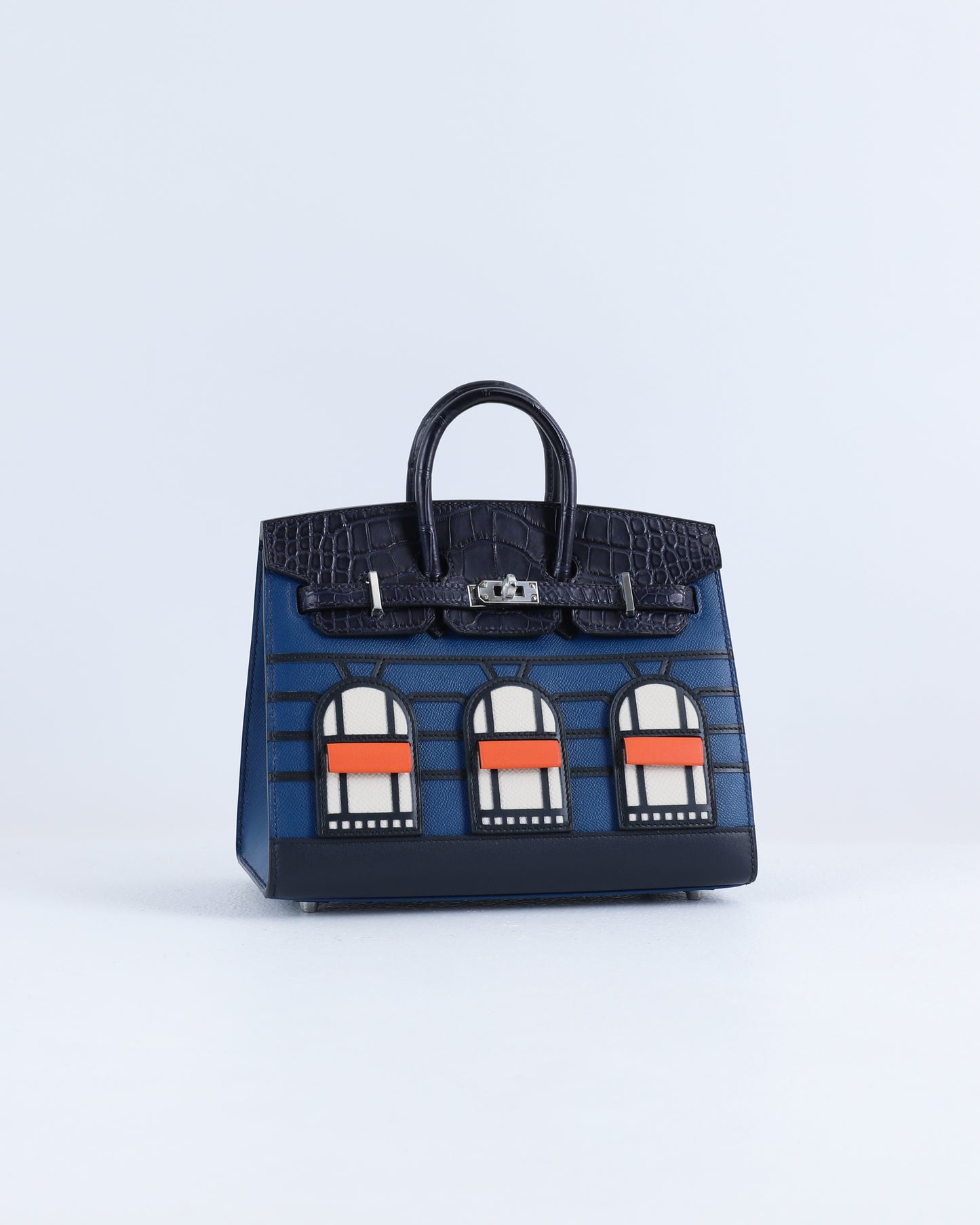 Hermes Birkin 20 Sellier Faubourg Bag Limited Edition Palladium