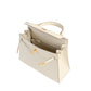 Kelly 25 Sellier Craie Epsom with Gold Hardware