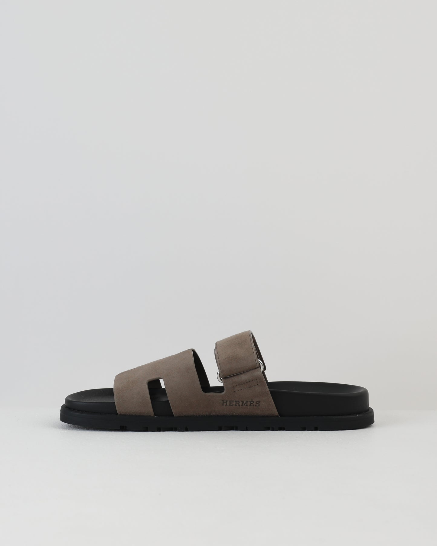 Chypre Sandal Homme in Etoupe Suede