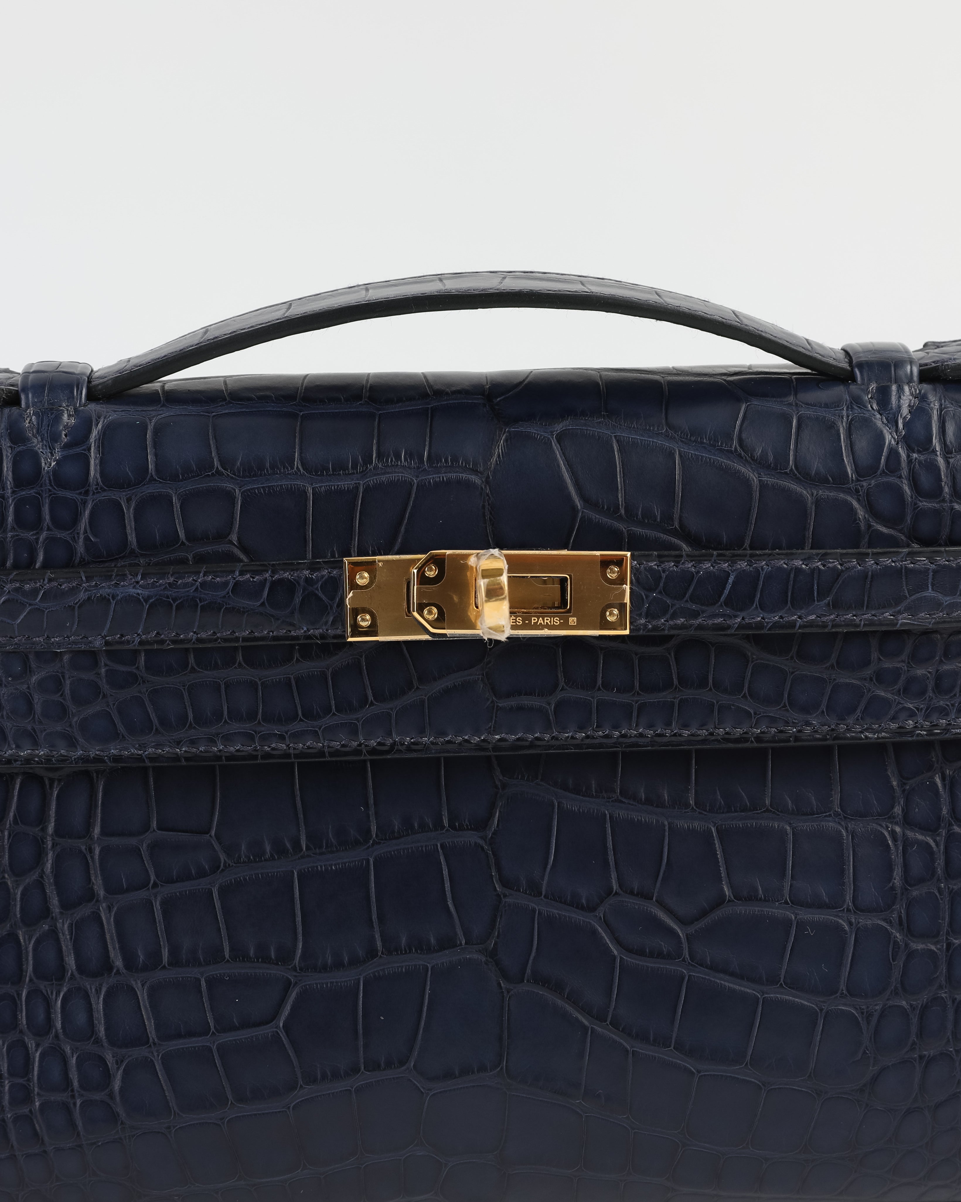 Kelly pochette online alligator