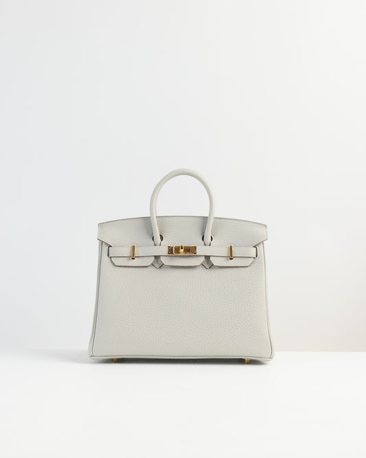 Birkin 25 Gris Perle in Togo Leather with Gold Hardware