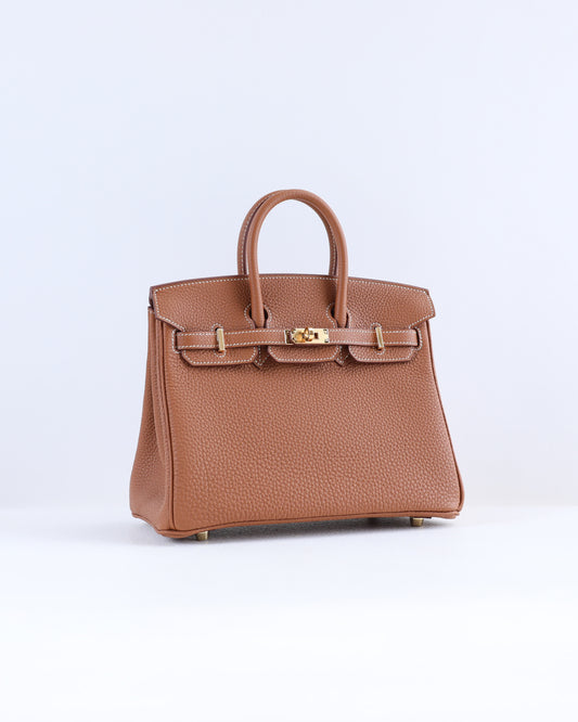 Birkin 25 Gold in Togo Leather with Gold Hardware