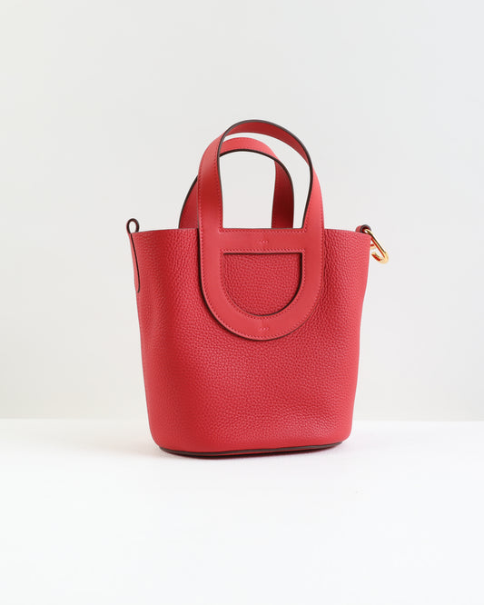 In-The-Loop 18 Vermillon in Clemence Leather with Gold Hardware