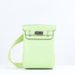 Hac A Dos PM Backpack Vert Absinthe in Togo Leather with Palladium Hardware