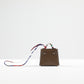Micro Mini Kelly Twilly Bag Charm Etoupe with Gold Hardware