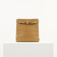 Kelly Ado Backpack Matte Kraft Alligator with Gold Hardware