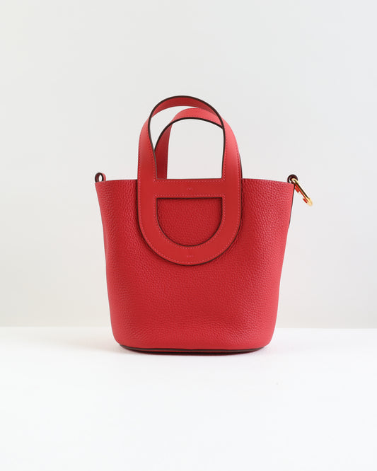 In-The-Loop 18 Vermillon in Clemence Leather with Gold Hardware