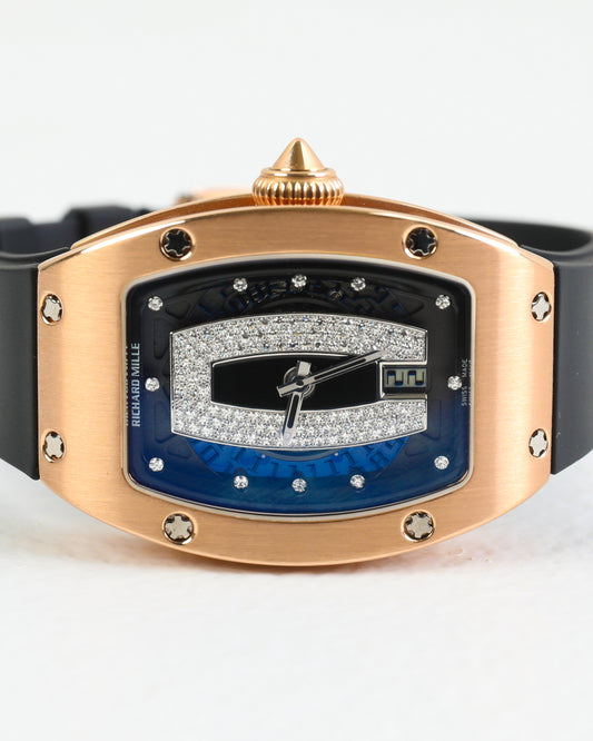 Richard Mille RM 007 Skeleton Diamond Dial Rose Gold