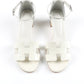 Encens 50 Sandal in White Alligator Leather