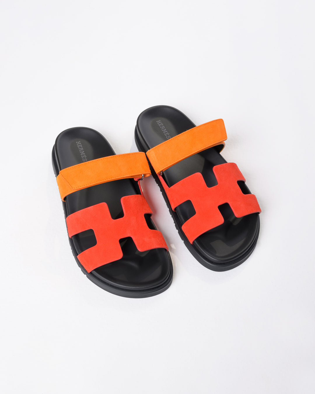Hermes | Shoes | Cognac Hermes Ajaccio Studded Nappa Sandals | Poshmark