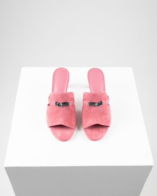 Cute Sandal in Rose Aphrodite Suede